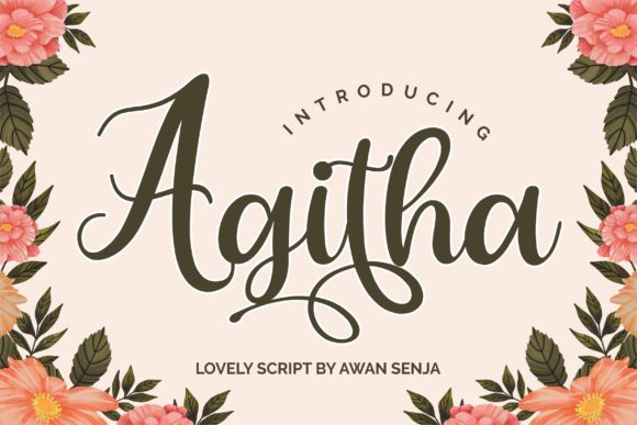 Agitha: The Handwritten Font That Elevates Every Project