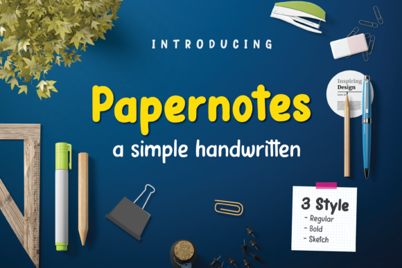 Bringing the Warmth of Handwriting Back to Digital Projects with Papernotes