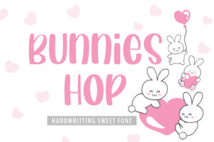 Bunnies Hop: The Sweet Handwritten Font for Crafting