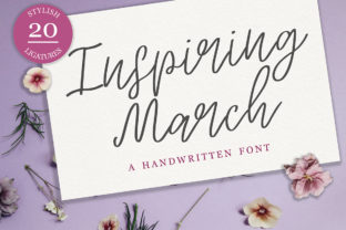 Inspiring March: A Signature Script for Bold Designs