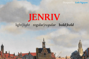 Jenriv: A Modern Serif for Distinctive Brand Storytelling