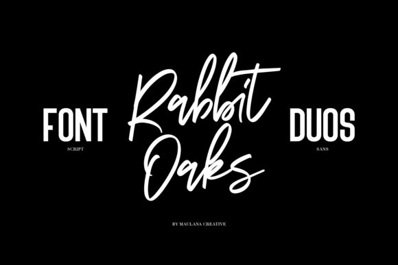 Rabbit Oaks: Authentic Brush Handwritten Font for Creators