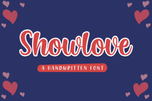 Showlove Font Evaluation