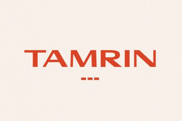 Tamrin: The Minimal Font for Modern Design
